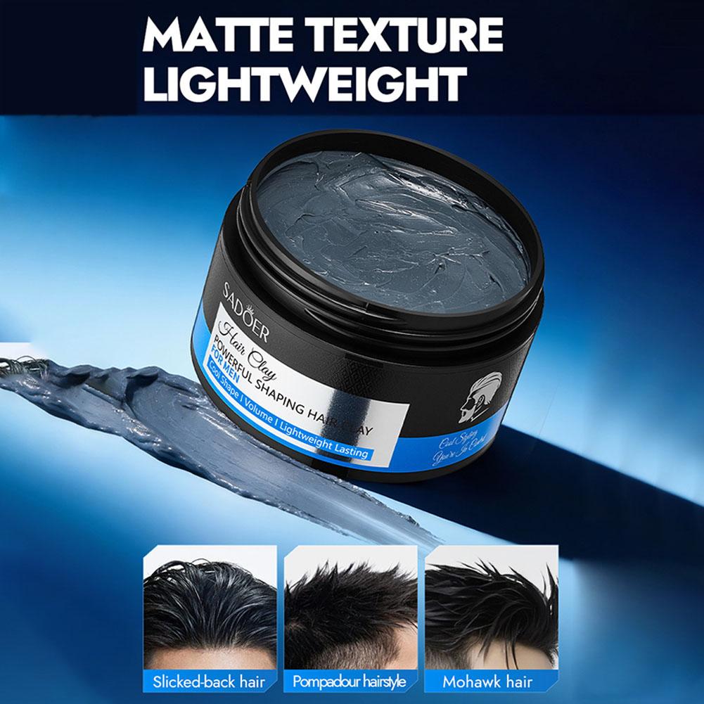 Men'S Grooming Cream - ดินเหนียวจัดแต่งทรงผมสำหรับผู้ชาย ติดทนนาน ให้ลุคแมทท์ แว็กซ์จัดแต่งทรงผม เพิ่มวอลลุ่ม ครีมจัดแต่งทรงผมสำหรับผู้ชาย