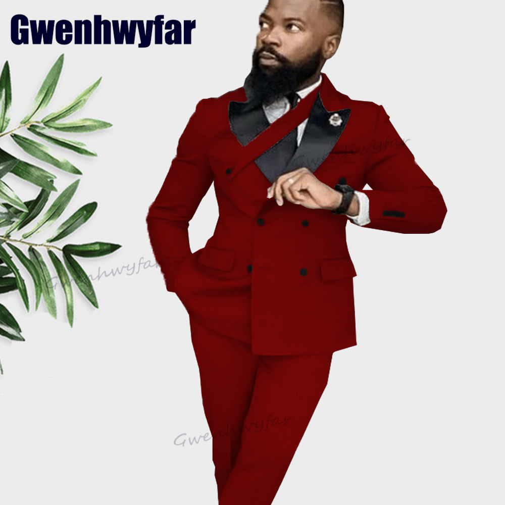 Men'S Grooming And Style - Gwenhwyfar ออกแบบใหม่สไตล์อินเทรนด์งานแต่งงานเจ้าบ่าวชุดราตรี2 Pc คู่ Terno Masculino