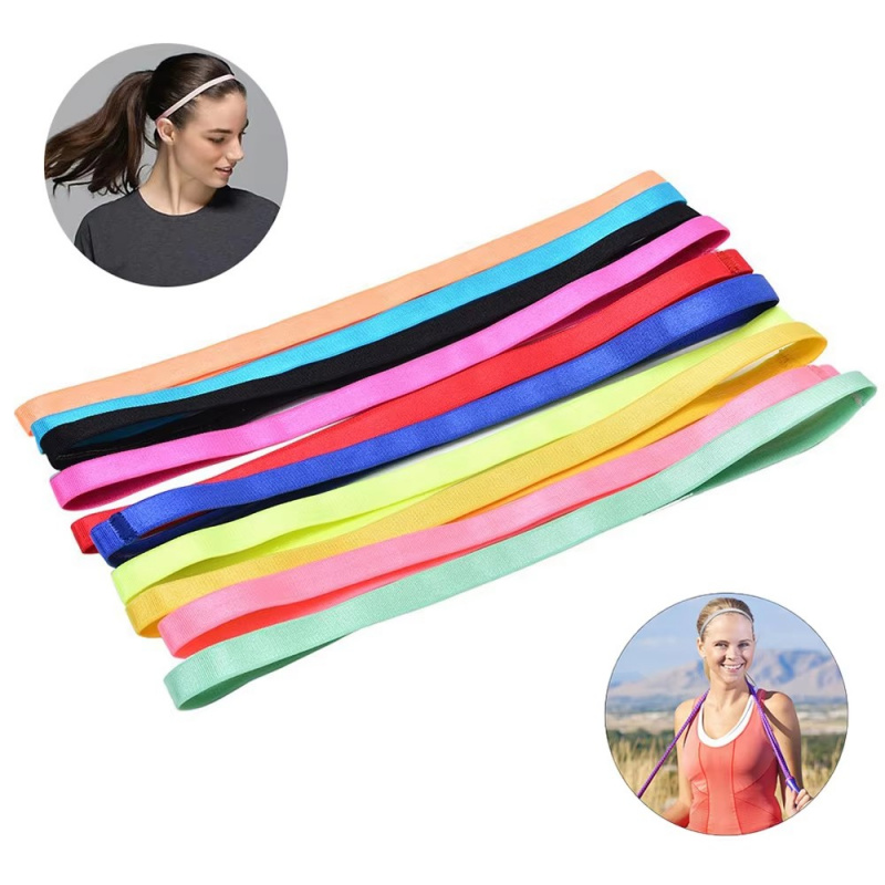 Men'S Grooming Tape - 1/3/5/7pcs บางกีฬาสําหรับสตรีและผู้ชายลื่นโยคะผมวงยืดหยุ่น Sweatbands สําหรับฟุตบอล,บาสเกตบอล,ฟุตบอล