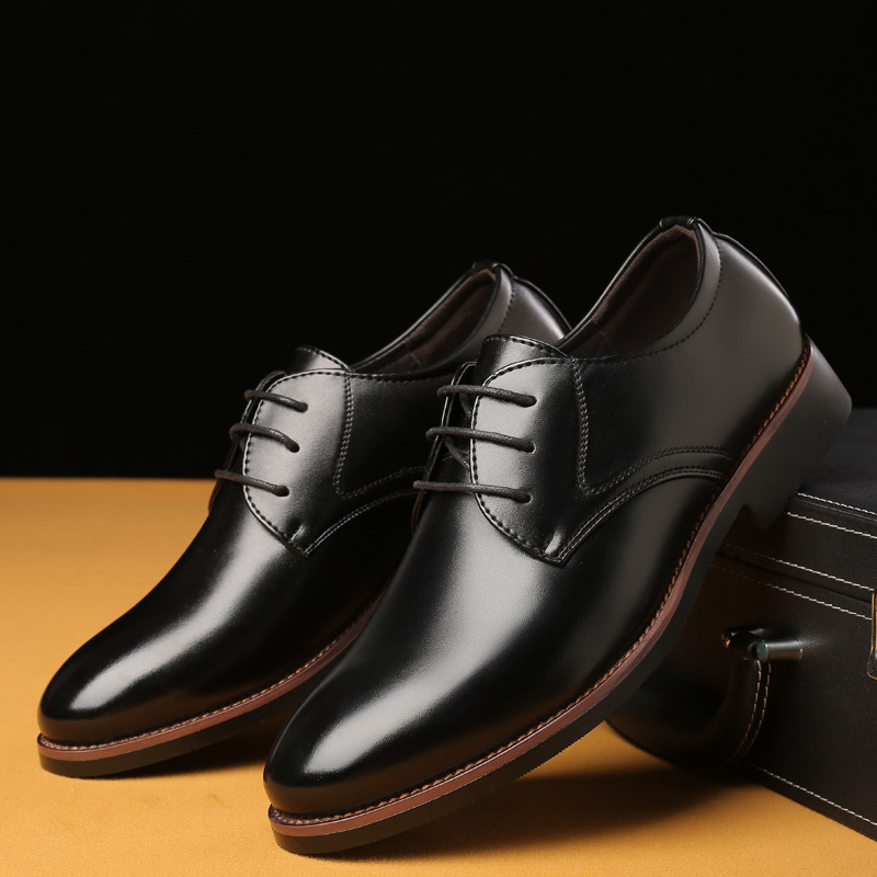 Men'S Grooming And Style - รองเท้าหนังผู้ชายสไตล์ลำลองทางการ แบบอังกฤษ-เกาหลี หัวแหลม เหมาะสำหรับเจ้าบ่าว งานแต่งงาน ใส่กับสูท