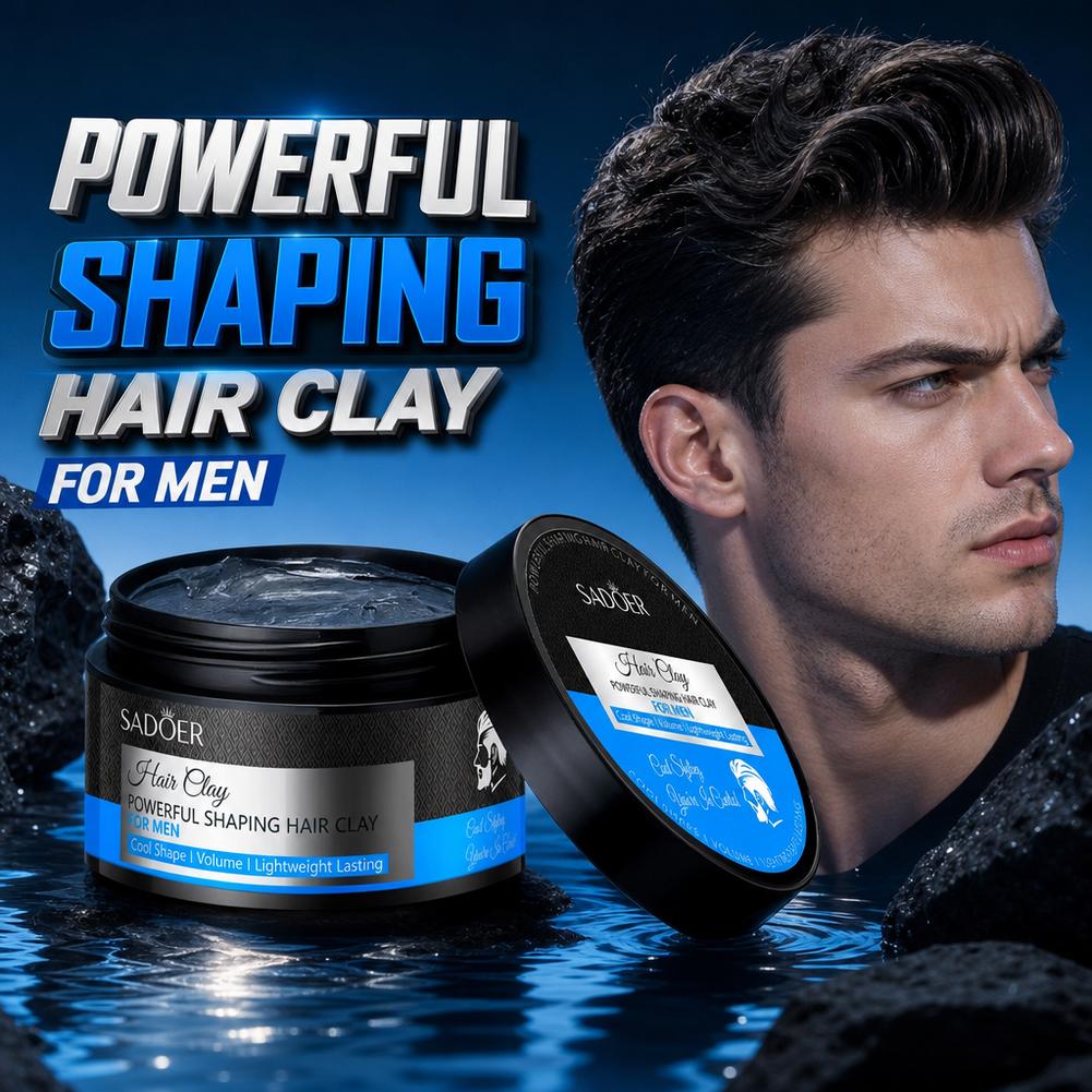 Men'S Grooming Cream - ดินเหนียวจัดแต่งทรงผมสำหรับผู้ชาย ติดทนนาน ให้ลุคแมทท์ แว็กซ์จัดแต่งทรงผม เพิ่มวอลลุ่ม ครีมจัดแต่งทรงผมสำหรับผู้ชาย
