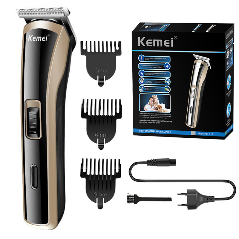 Men'S Grooming And Style - Kemei 418 Professional Hair Clipper ไฟฟ้าแบบชาร์จไฟได้
