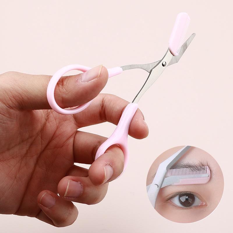Men'S Grooming Eyebrow Shape - เครื่องเล็มขนคิ้วสแตนเลสสำหรับผู้หญิงและผู้ชาย พร้อมตัวป้องกันความปลอดภัย ใช้งานง่าย แม่นยำ สำหรับการตกแต่งและเล็มขนคิ้วที่บ้าน