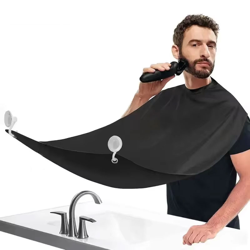 Men'S Beard Grooming - ผ้ากันเปื้อนโกนหนวดสำหรับผู้ชาย กันน้ำ ใช้สำหรับตัดผม จับเศษผม ทำความสะอาด อุปกรณ์โกนหนวด