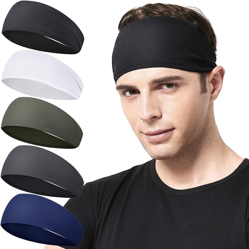 Men'S Grooming Tape - ที่คาดผมสำหรับเล่นกีฬา วิ่ง ฟิตเนส ซับเหงื่อ ยืดหยุ่น ซึมซับเหงื่อ