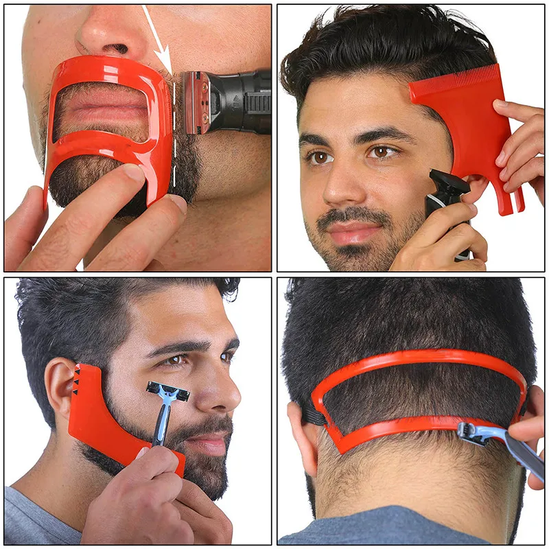 2/4Pcs Men's Beard CombsผมTrim - Men'S Beard Grooming บทวิจารณ์และราคา