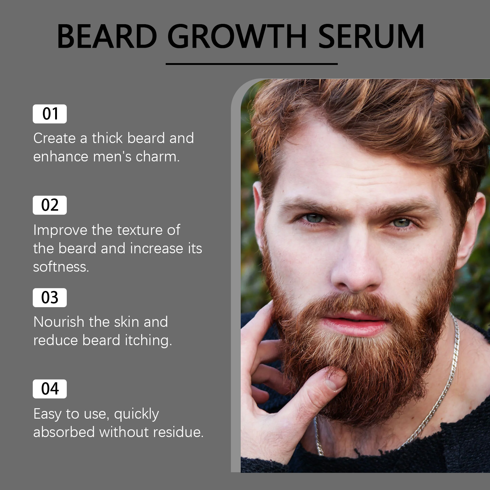 น้ำมันบำรุงหนวดเครา เซรั่มเพิ่ - Men'S Grooming Tonic บทวิจารณ์และราคา