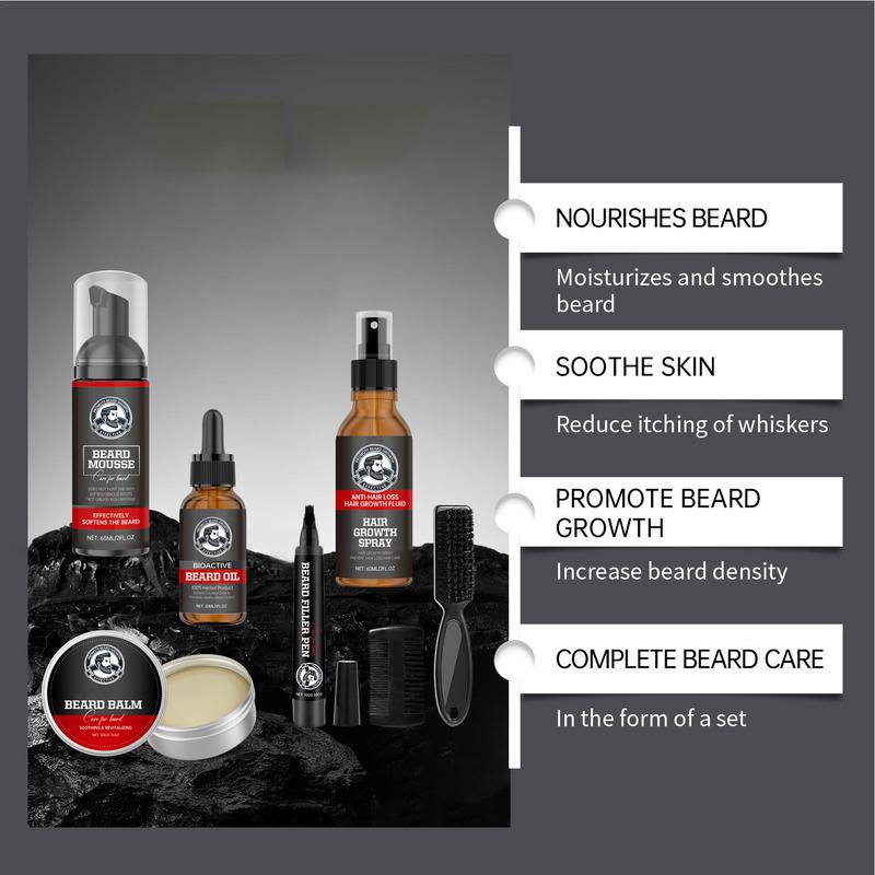 7ชิ้นครีมนวดผมตัดแต่งเคราชุดหน - Men'S Grooming Tonic บทวิจารณ์และราคา