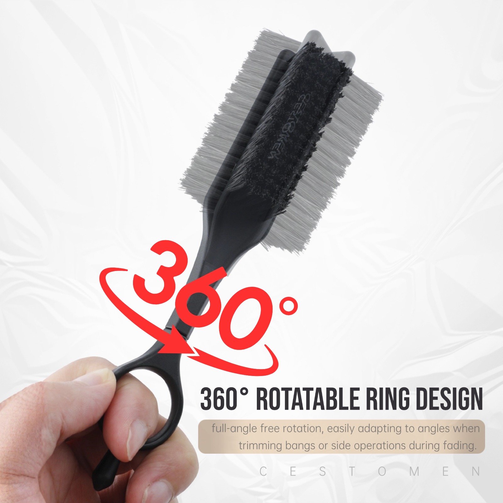 360 ° หวีพับได้แบบหมุนได้ & ชุ - Shaving Brush Set บทวิจารณ์และราคา