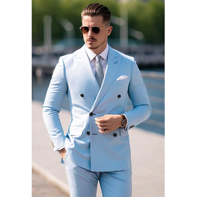 ชุดสูทผู้ชาย 2 ชิ้น สไตล์ลำลอง - Men Grooming Outfit บทวิจารณ์และราคา