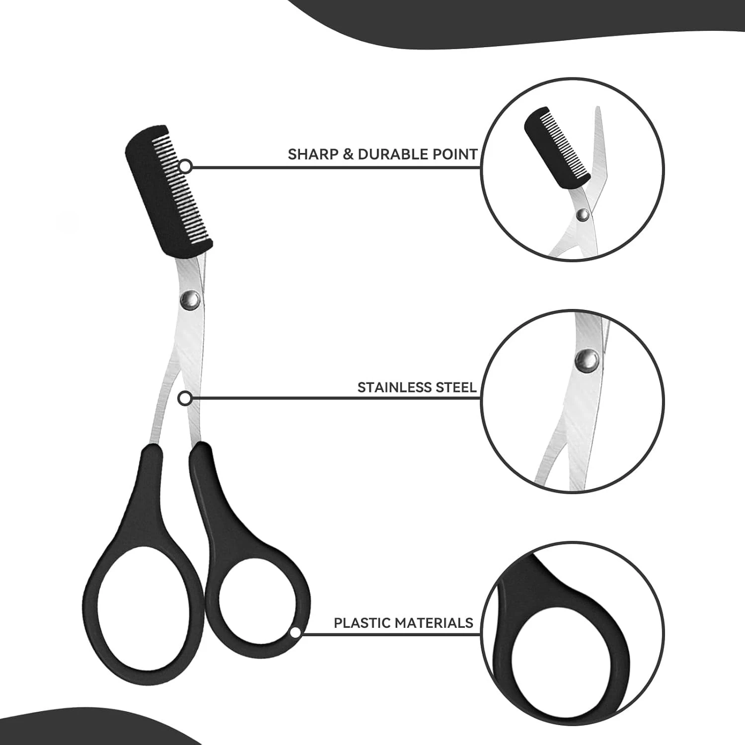 ชุดอุปกรณ์ตกแต่งคิ้วสแตนเลสสตี - Men'S Grooming Eyebrow Shape บทวิจารณ์และราคา