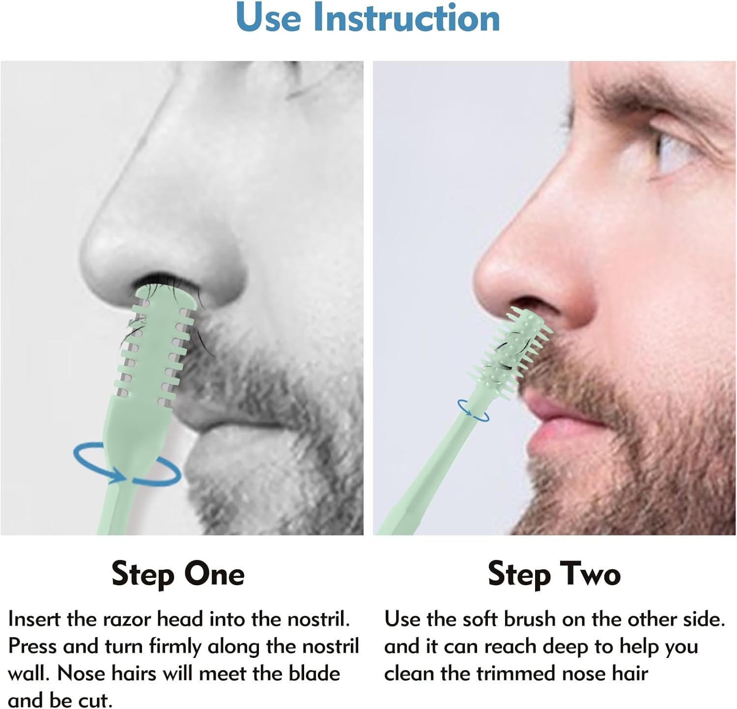 5/20/50 ชิ้น ที่ตัดขนจมูก 2-in - Men'S Beard Grooming บทวิจารณ์และราคา