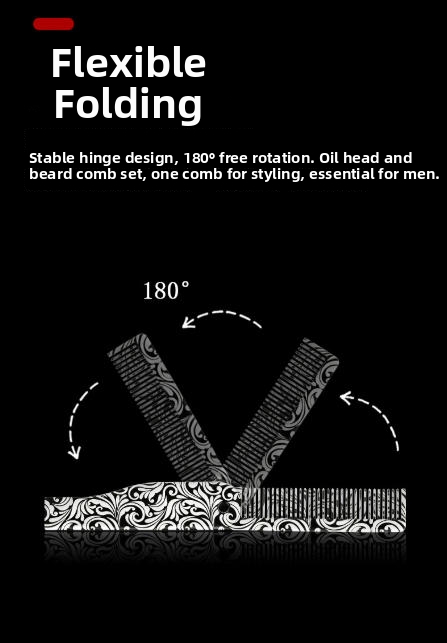 หวีพับสแตนเลสแบบพกพา สำหรับจัด - Men'S Grooming Tonic บทวิจารณ์และราคา