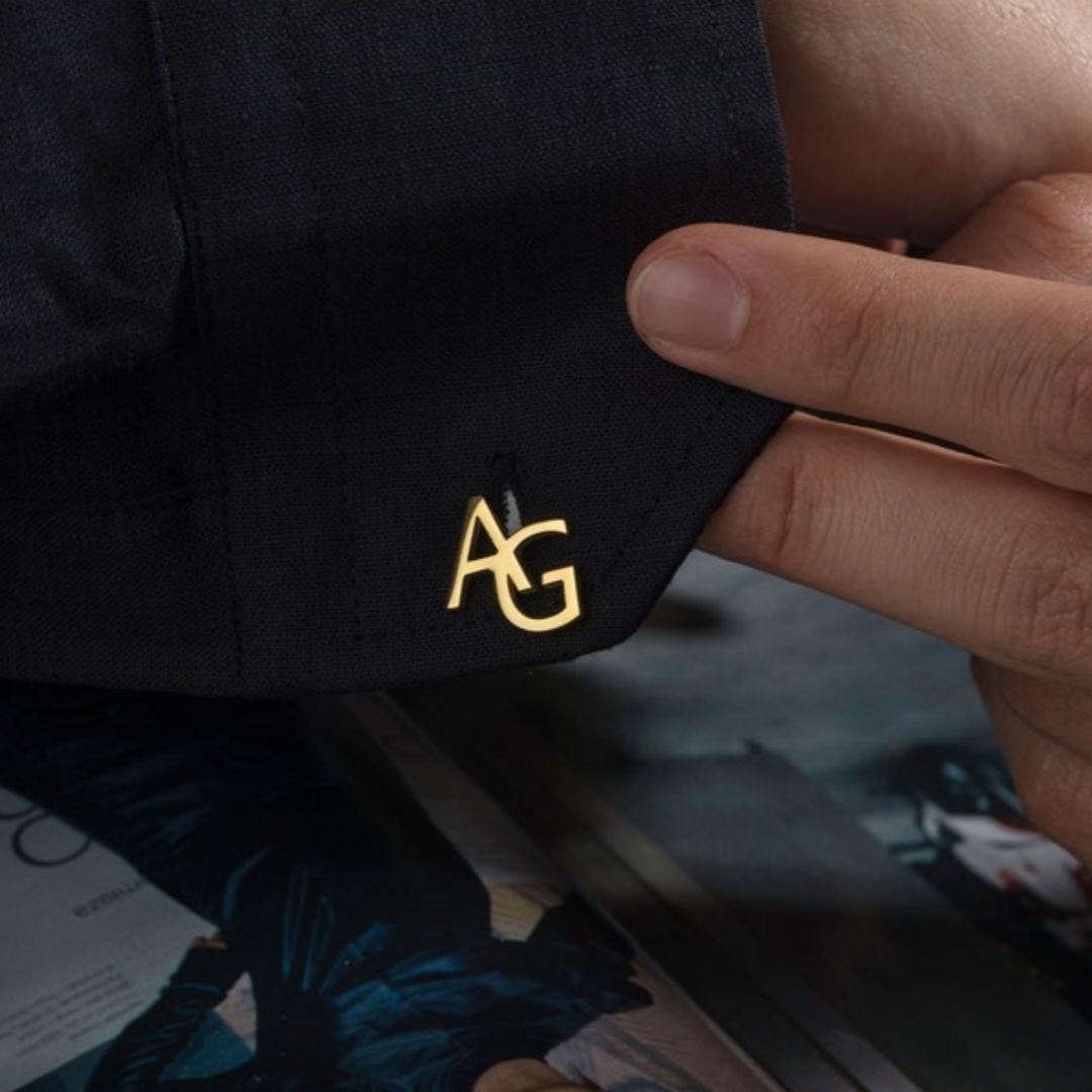 กระดุมข้อมือสแตนเลสสตีลแบบกำหน - Men Grooming Outfit บทวิจารณ์และราคา