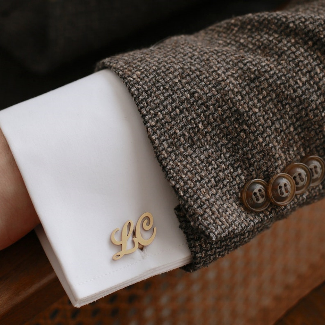 กระดุมข้อมือสแตนเลสสตีลแบบกำหน - Men Grooming Outfit บทวิจารณ์และราคา