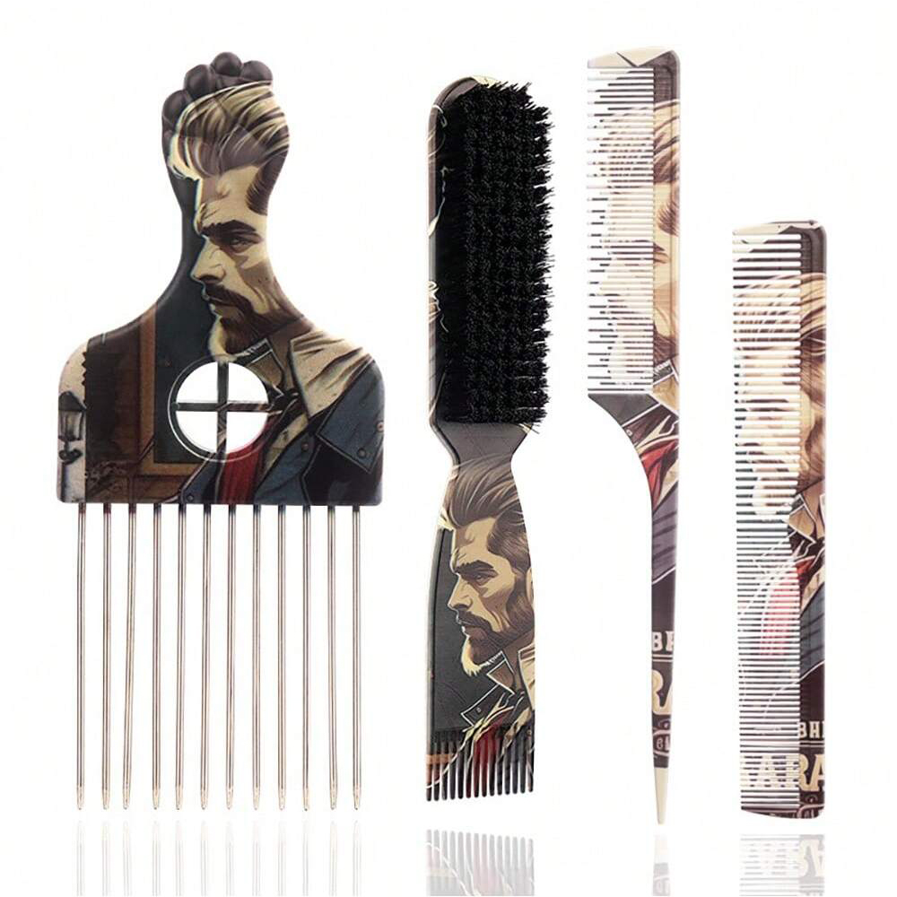 ชุดจัดแต่งทรงผมสไตล์เรโทร 4 ชิ - Shaving Brush Set บทวิจารณ์และราคา