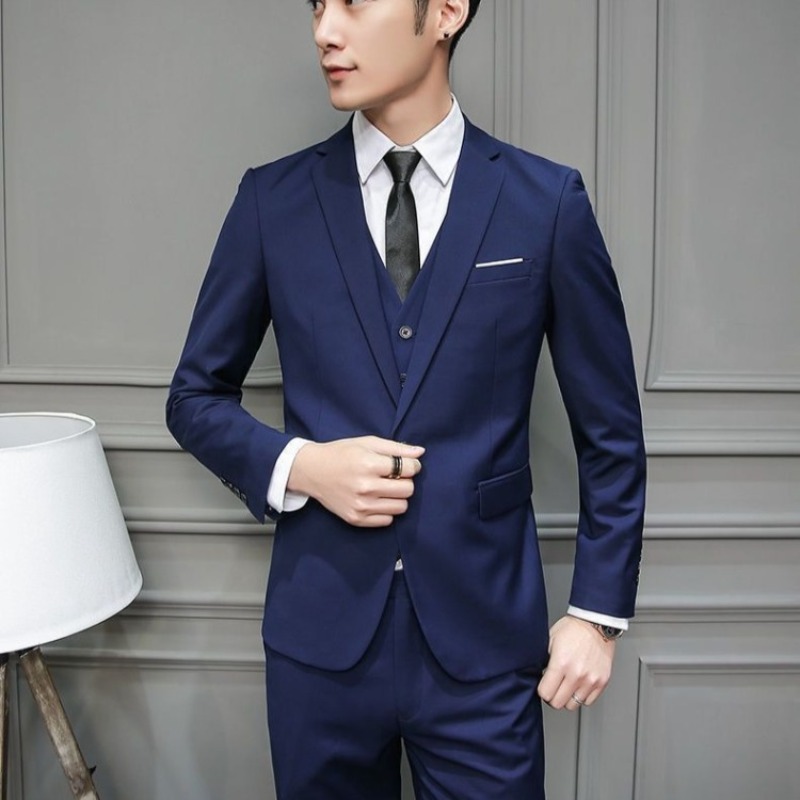 ชุดสูทผู้ชาย 3 ชิ้น ทรงเข้ารูป - Men'S Grooming And Style บทวิจารณ์และราคา