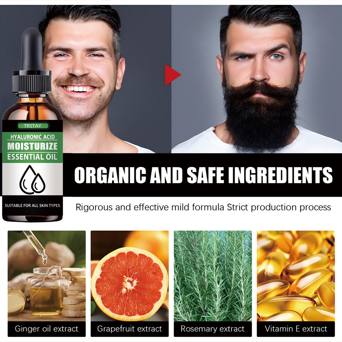 100% ธรรมชาติเร่งผมบนใบหน้า Gr - Men'S Grooming And Skin Care บทวิจารณ์และราคา