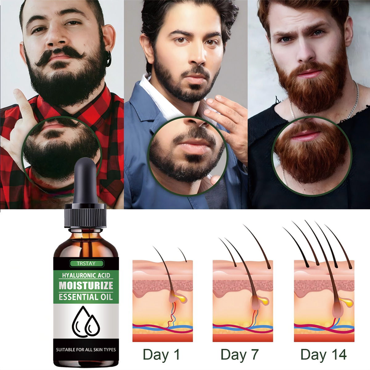 100% ธรรมชาติเร่งผมบนใบหน้า Gr - Men'S Grooming And Skin Care บทวิจารณ์และราคา