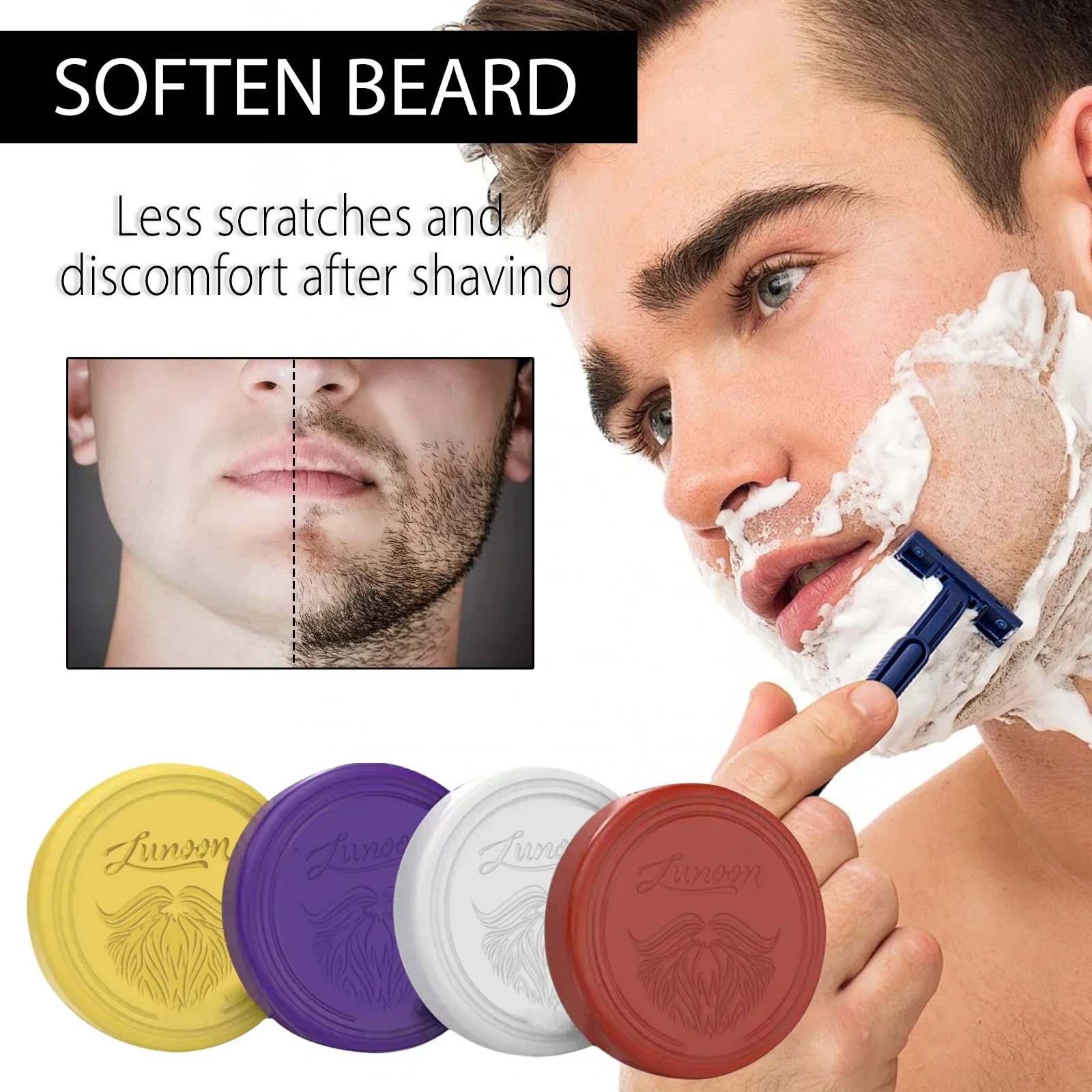 สบู่โกนหนวดสำหรับผู้ชาย 4/1 ชิ - Men'S Beard Grooming บทวิจารณ์และราคา