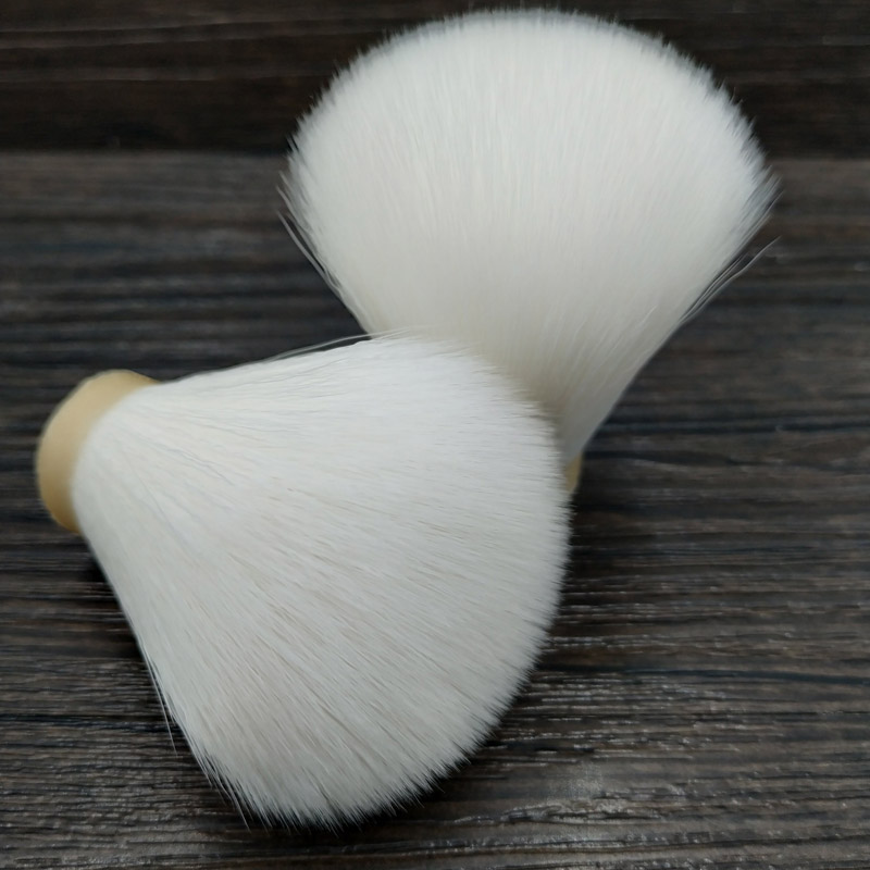 แปรงโกนหนวดขนสังเคราะห์สีขาวเห - Shaving Brush Set บทวิจารณ์และราคา