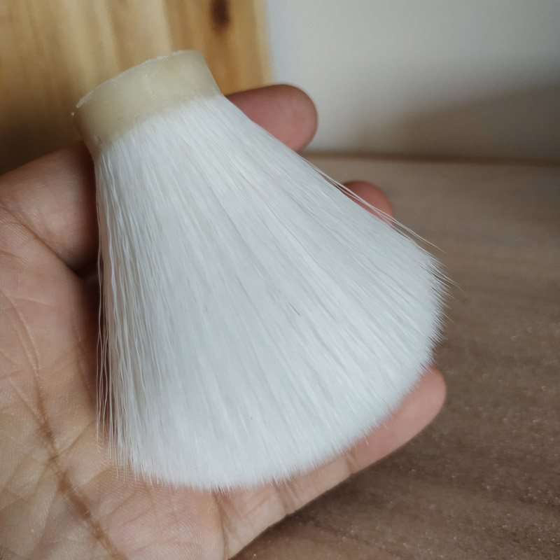 แปรงโกนหนวดขนสังเคราะห์สีขาวเห - Shaving Brush Set บทวิจารณ์และราคา