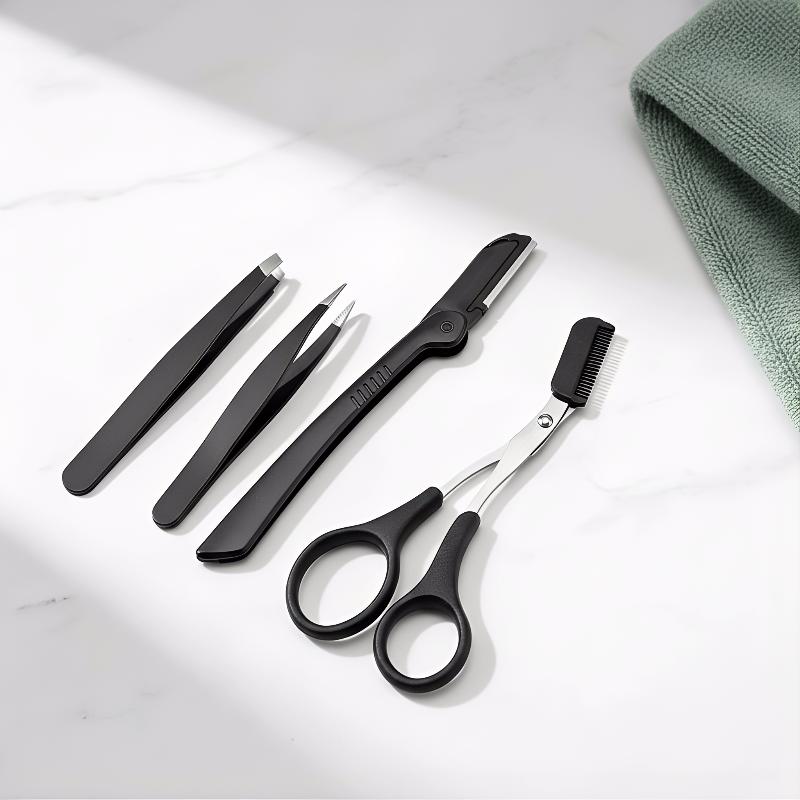 ชุดแต่งคิ้วสแตนเลส 3 ชิ้น สำหร - Men'S Grooming Eyebrow Shape บทวิจารณ์และราคา