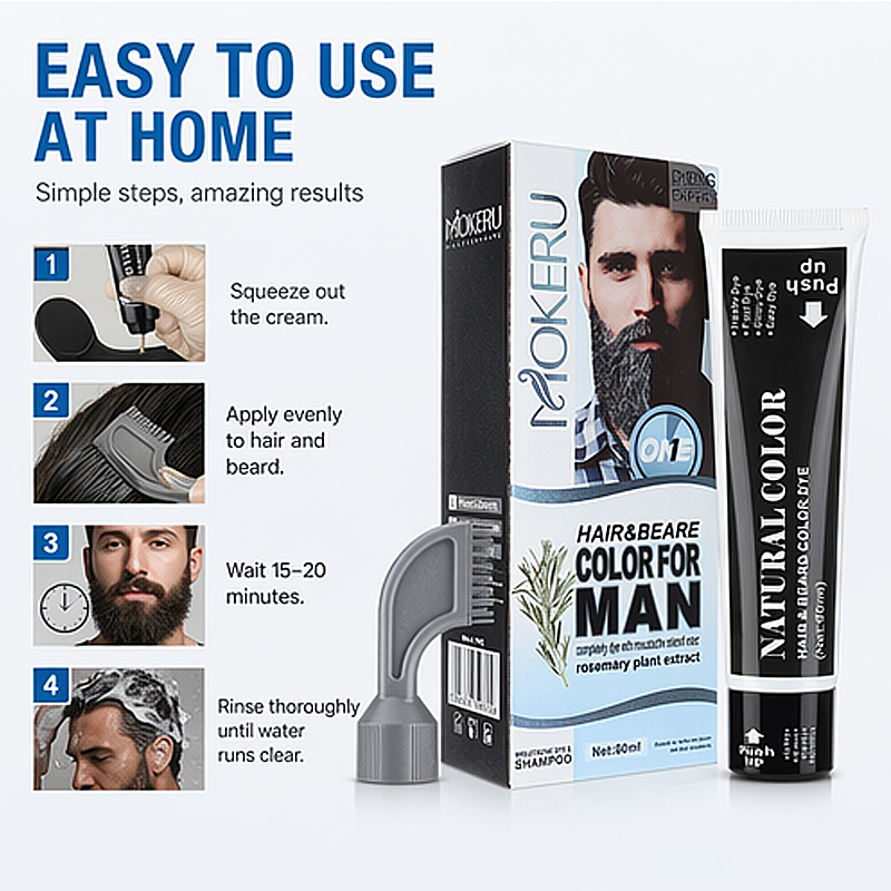 แชมพูย้อมผม ครีมย้อมสีผมและเคร - Men'S Grooming Tonic บทวิจารณ์และราคา