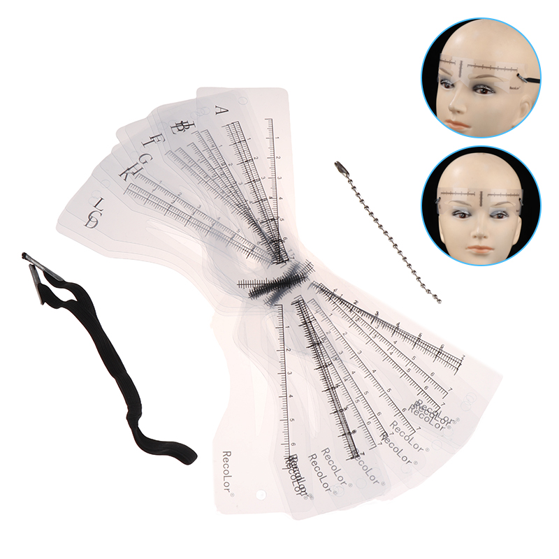 ชุดลายฉลุเขียนคิ้วนำกลับมาใช้ไ - Men'S Grooming Eyebrow Shape บทวิจารณ์และราคา