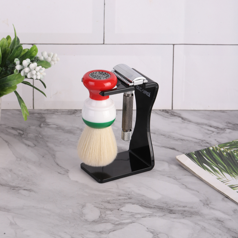 ชุดแปรงโกนหนวดและที่วางมีดโกนส - Shaving Brush Set บทวิจารณ์และราคา