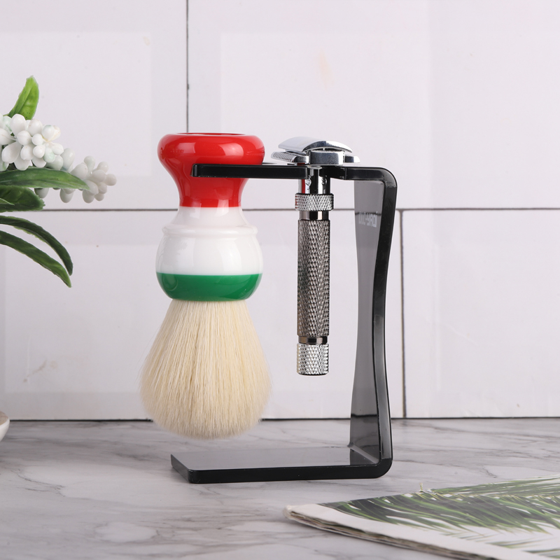 ชุดแปรงโกนหนวดและที่วางมีดโกนส - Shaving Brush Set บทวิจารณ์และราคา