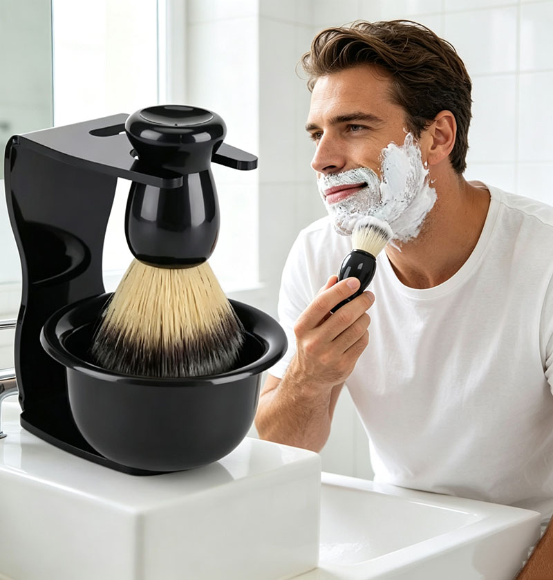 ชุดแปรงโกนหนวดพร้อมฐาน 3-in-1  - Shaving Brush Set บทวิจารณ์และราคา
