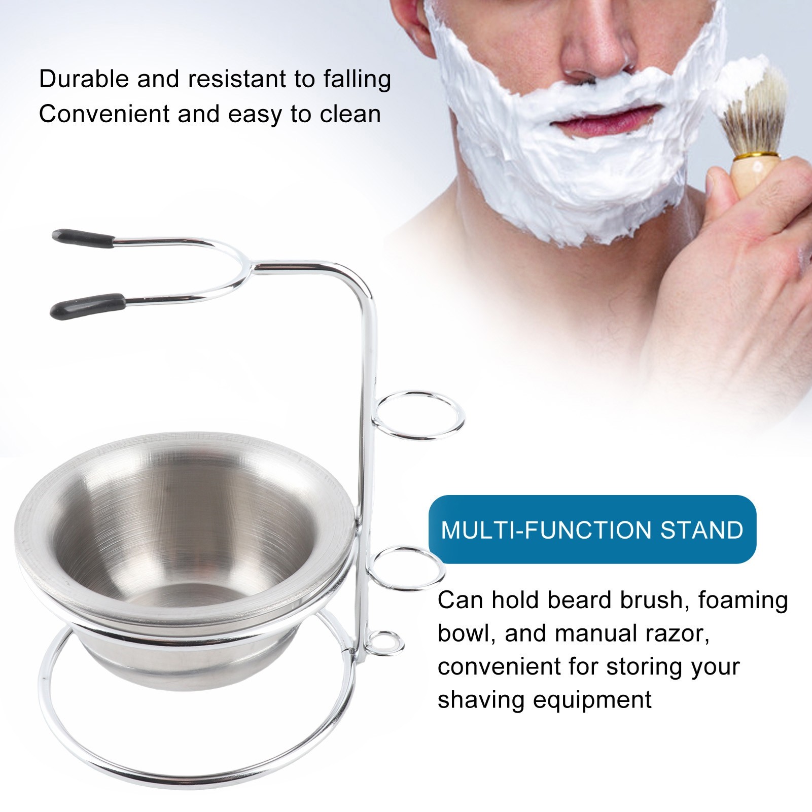 ชุดอุปกรณ์โกนหนวดแบบตั้งโต๊ะ   - Shaving Brush Set บทวิจารณ์และราคา