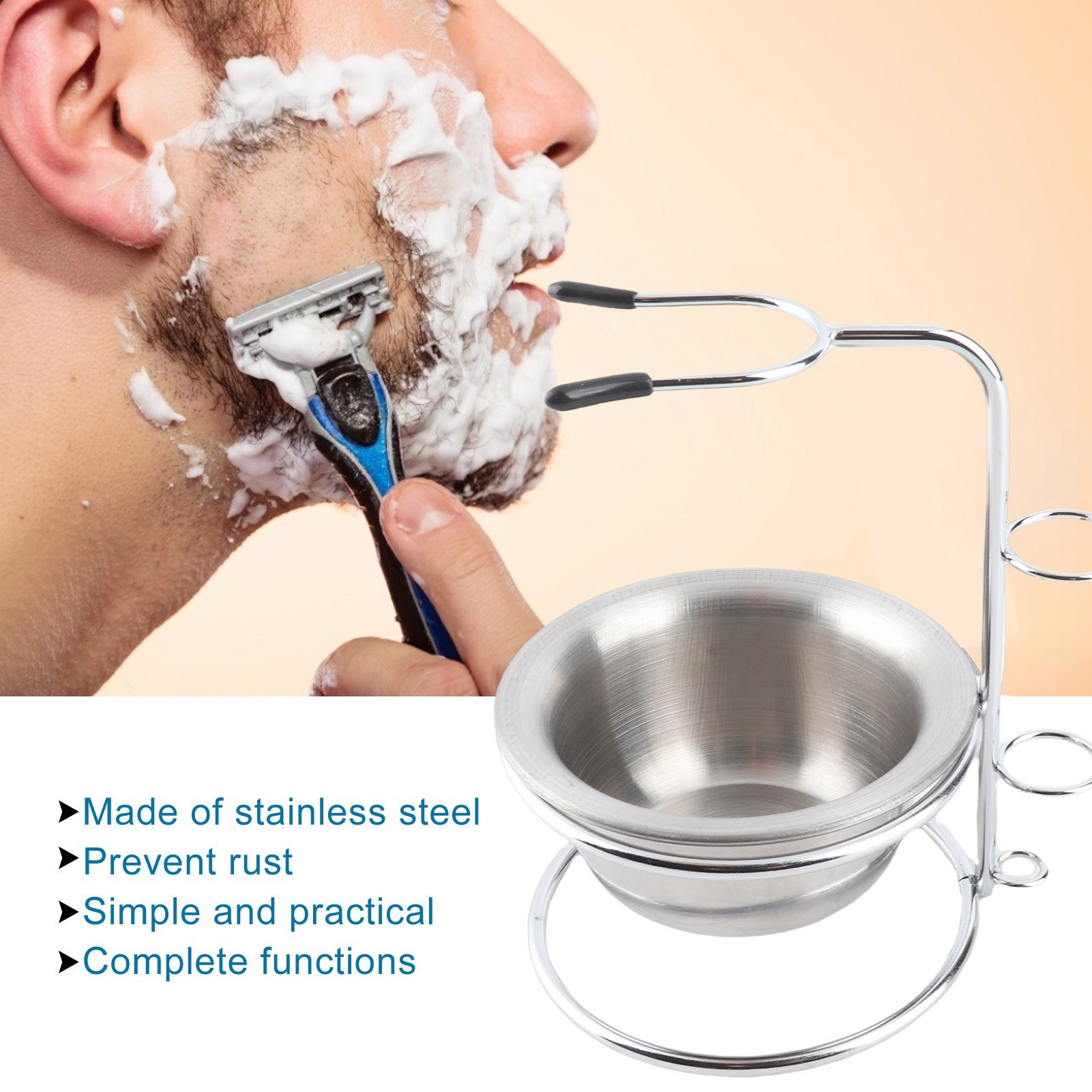 ชุดอุปกรณ์โกนหนวดแบบตั้งโต๊ะ   - Shaving Brush Set บทวิจารณ์และราคา