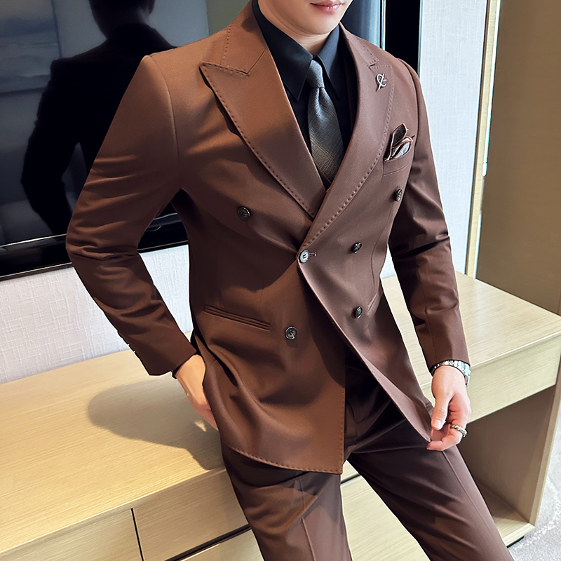 ชุดสูทผู้ชาย 2 ชิ้น แจ็คเก็ต+ก - Men Grooming Outfit บทวิจารณ์และราคา