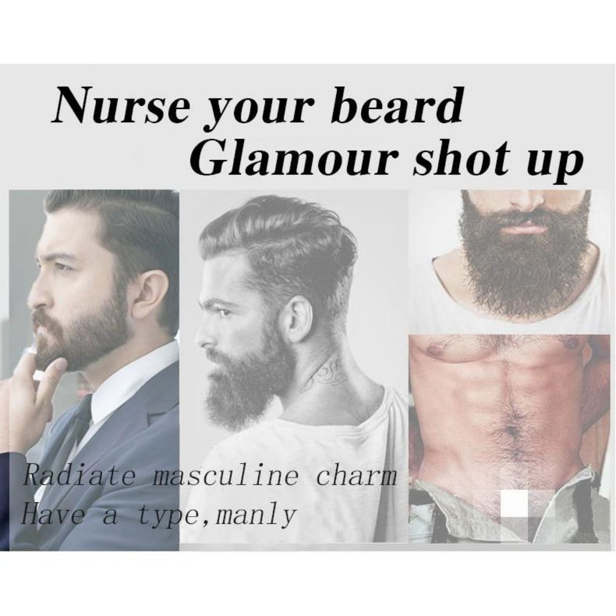 100% ธรรมชาติเร่งผมบนใบหน้า Gr - Men'S Grooming And Skin Care บทวิจารณ์และราคา