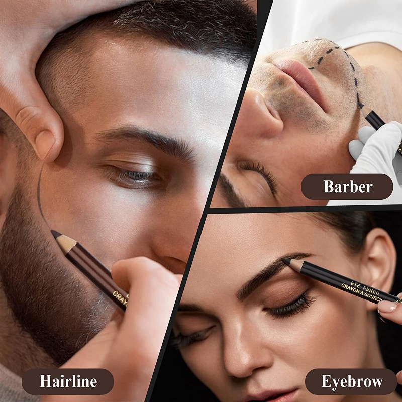 ดินสอเขียนขอบผม Pro Barber พร้ - Men'S Grooming Eyebrow Shape บทวิจารณ์และราคา